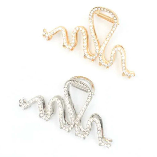 Picture of METAL LOOPED DIAMANTE CLAMP